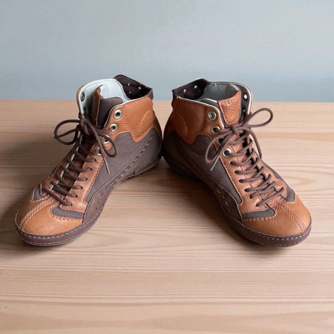 PUMA 2005 テイヤス レトロ ハイカットスニーカー 本革 24.5 希少