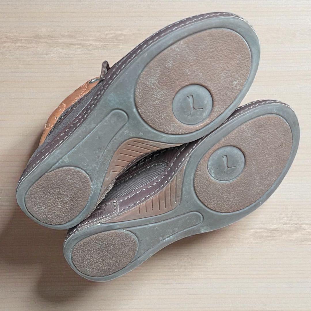 PUMA 2005 テイヤス レトロ ハイカットスニーカー 本革 24.5 希少