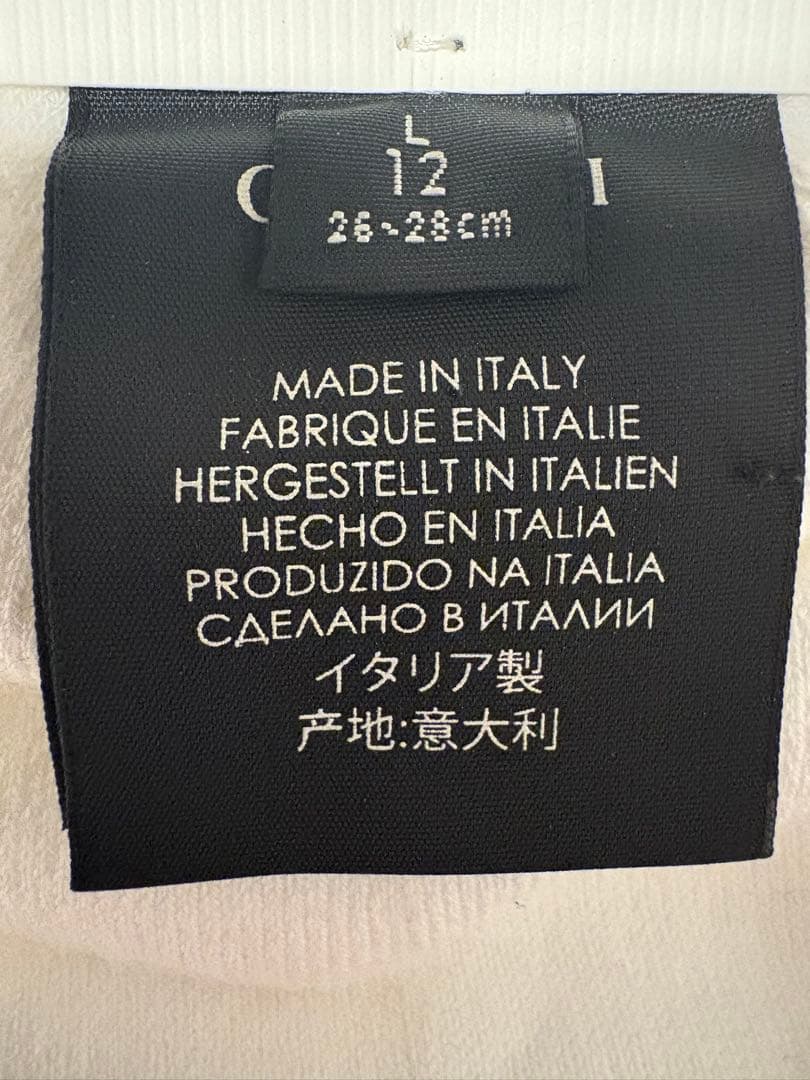 GUCCI トラ刺繍 ホワイトソックス