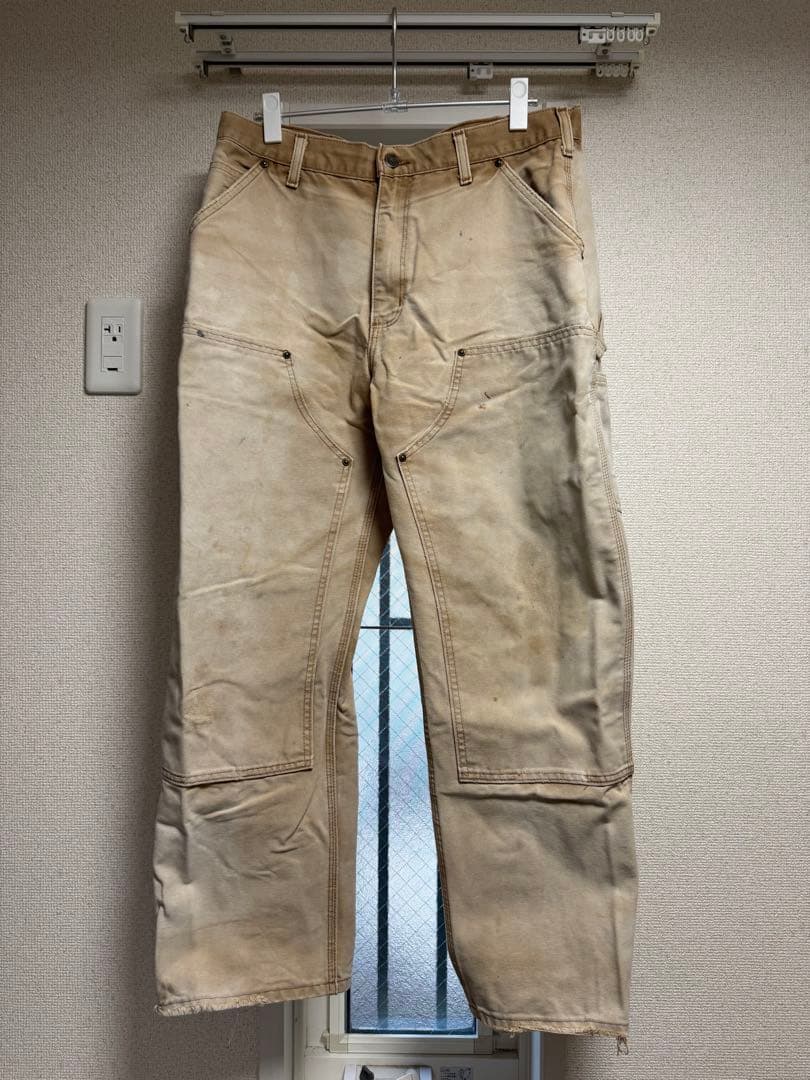 Carhartt ダブルニー ベージュ