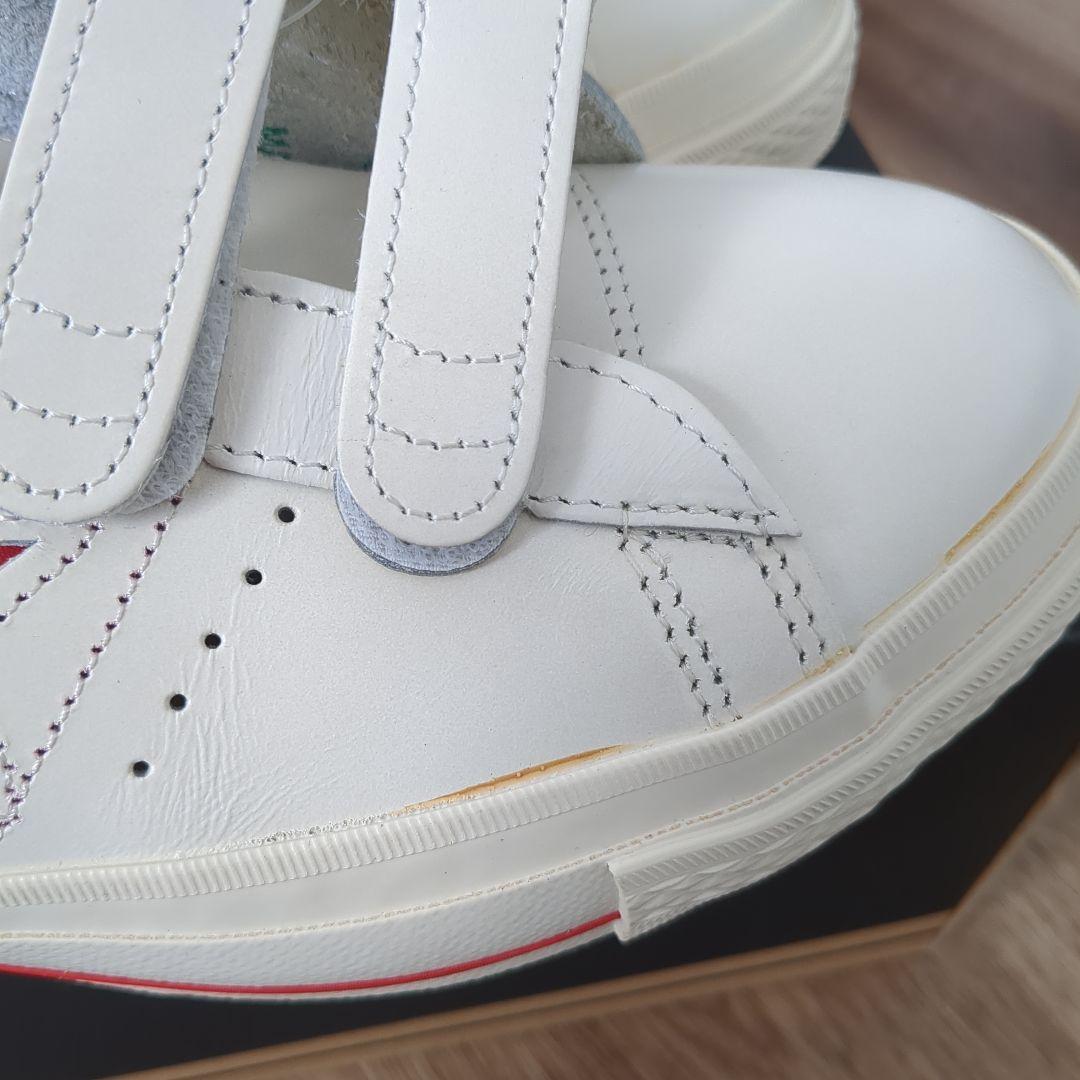 ジロー様　ALL STAR ホワイト/レッド スニーカー ベルクロ　27cm