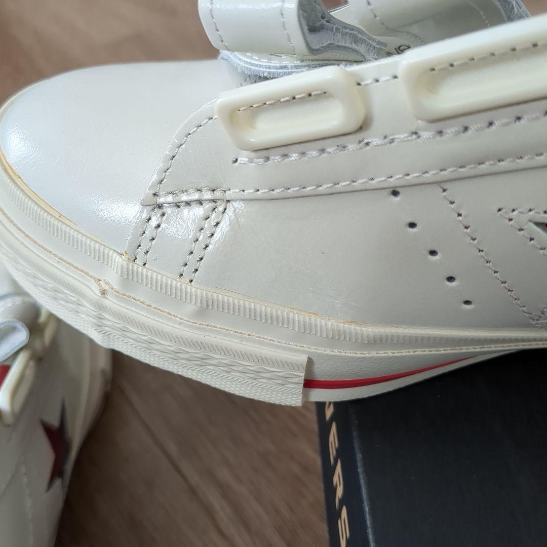 ジロー様　ALL STAR ホワイト/レッド スニーカー ベルクロ　27cm