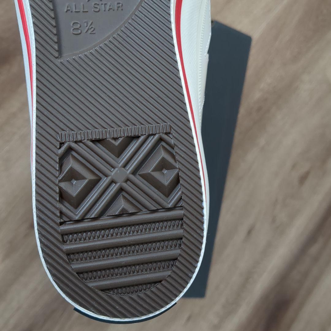 ジロー様　ALL STAR ホワイト/レッド スニーカー ベルクロ　27cm