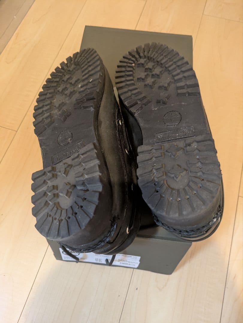 Timberland ブラックデッキシューズ　ovy 26.5