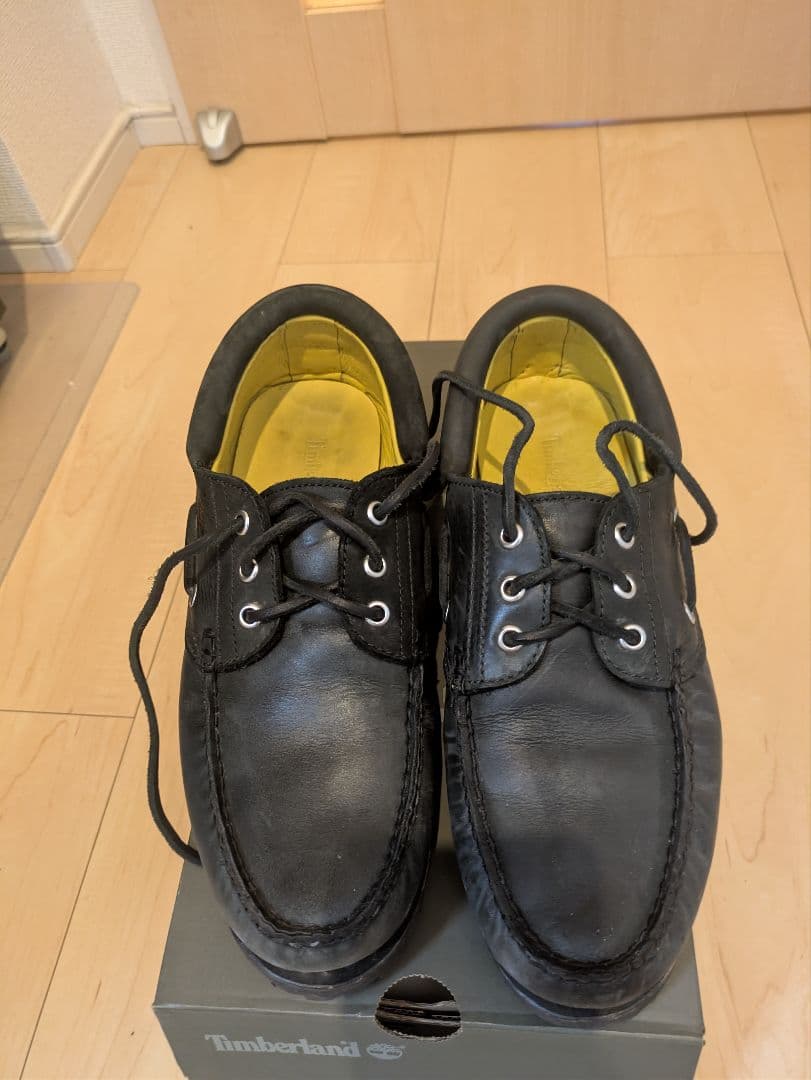 Timberland ブラックデッキシューズ　ovy 26.5