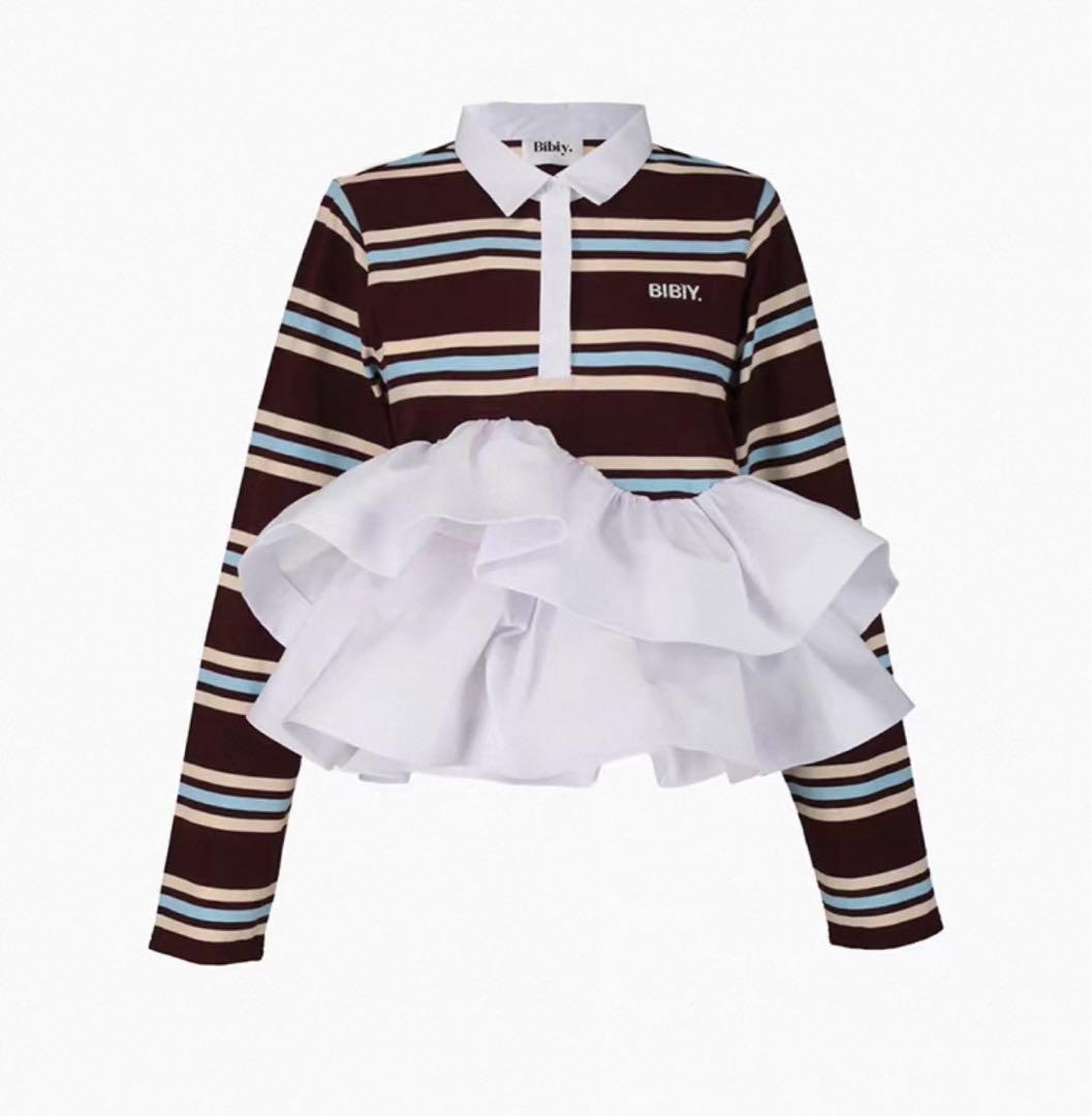 Bibiy. LOLA PEPURAMU POLO BROWN ビビィ