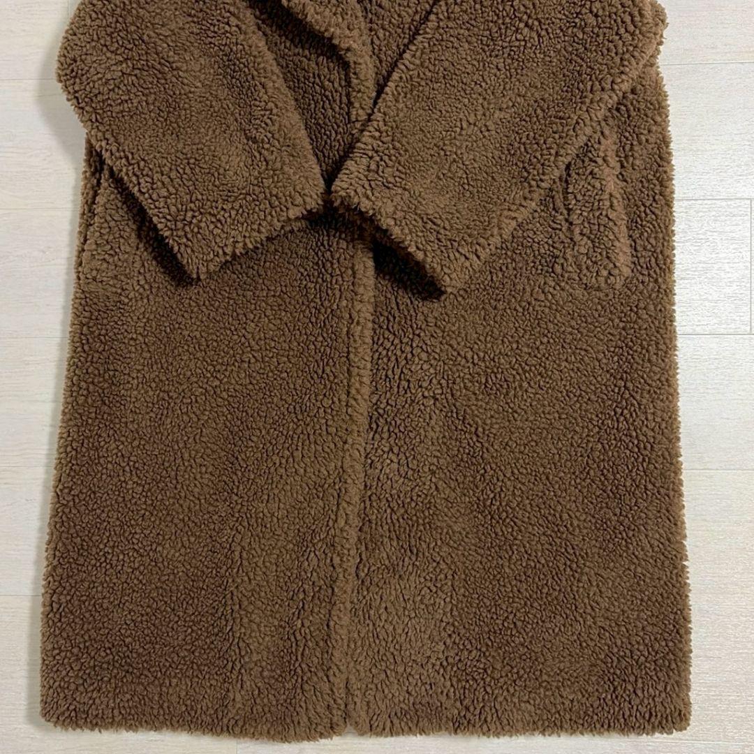 スナイデル ファーライク ボア コート テディベアコート ボアロングコート