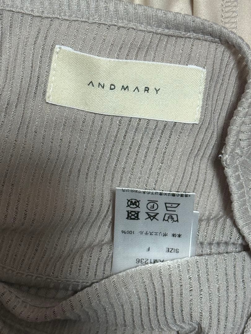 トップス andmary Shayla ribbon tops