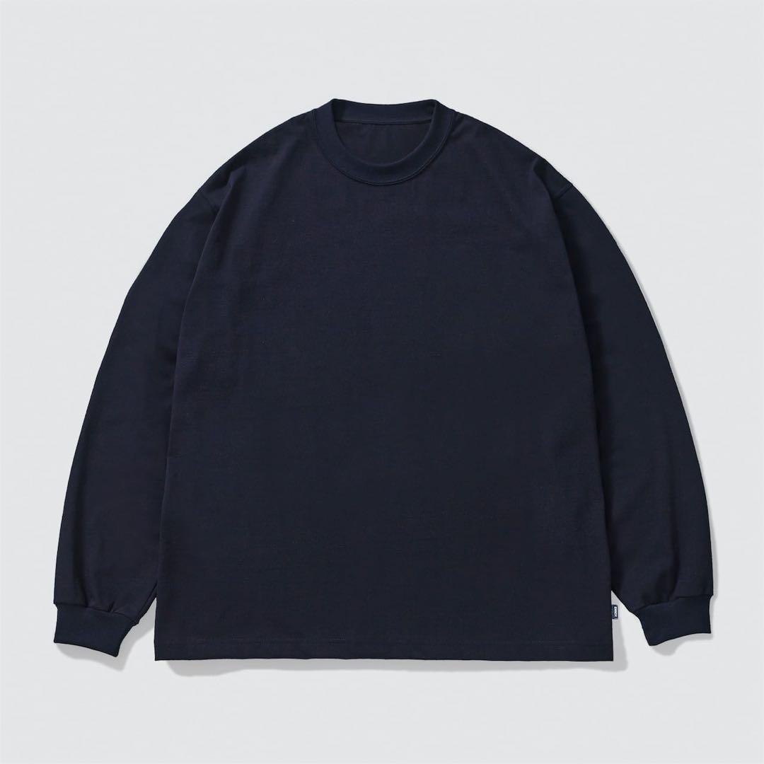 ENNOY POCKET & CREW 2PACK LS T-SHIRTS 紺