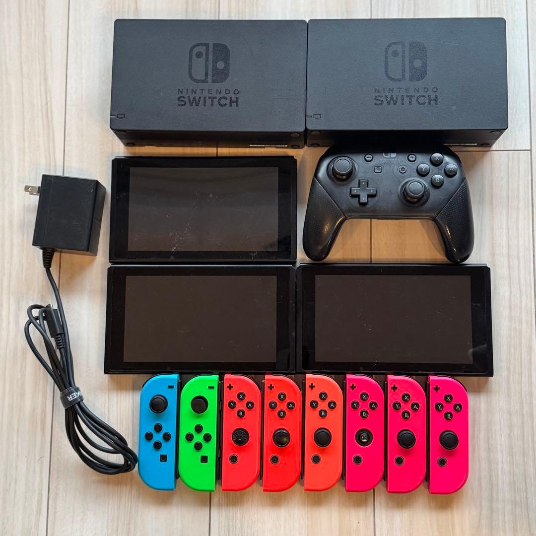 ジャンクセットNintendo Switch 本体 ジョイコン プロコン ドック