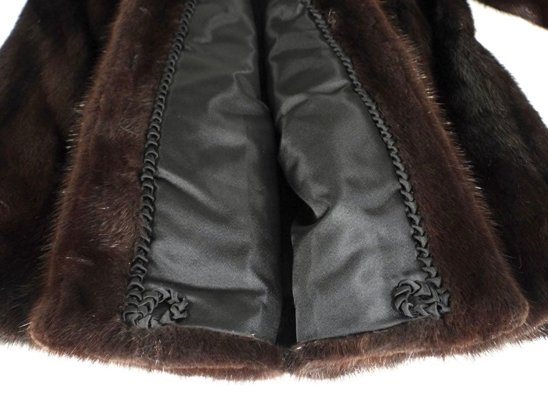 【美品】SAGA MINK ミンク　毛皮コート サイズ15号