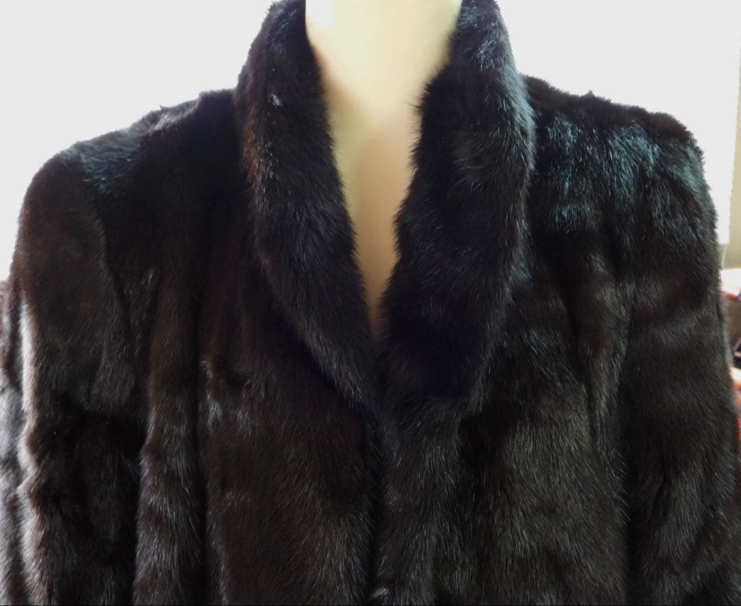 【美品】SAGA MINK ミンク　毛皮コート サイズ15号