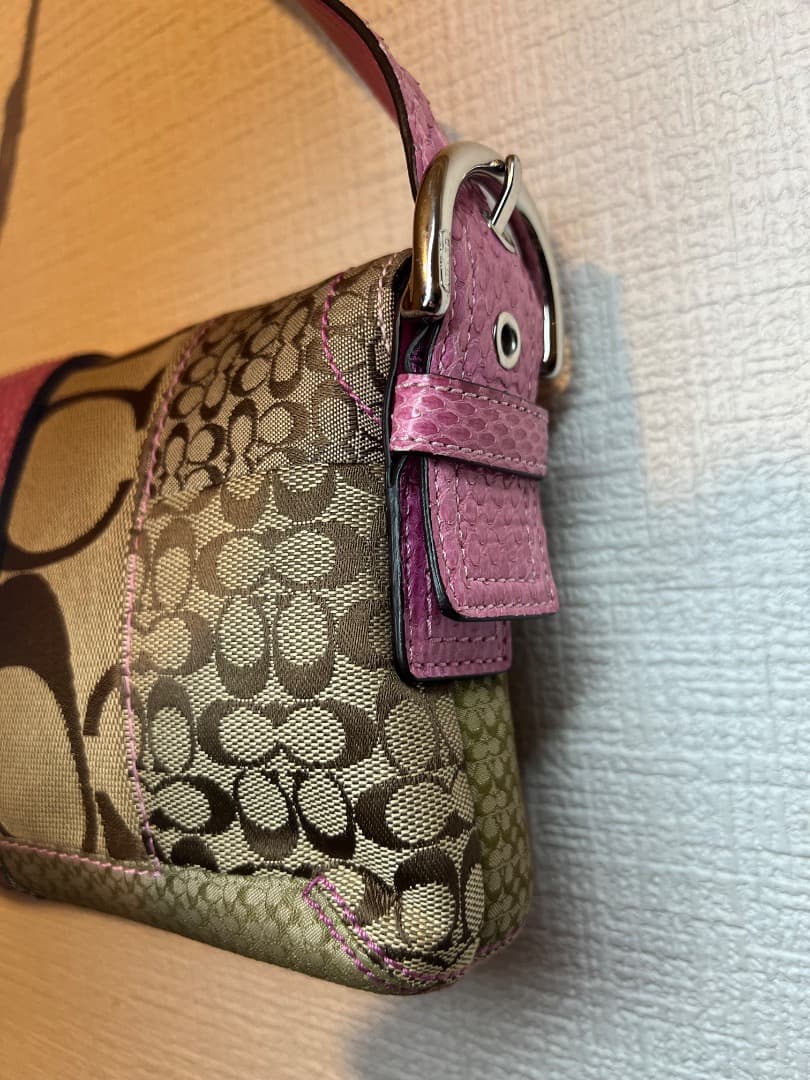 コーチ ソーホー パッチワーク ショルダーバッグ