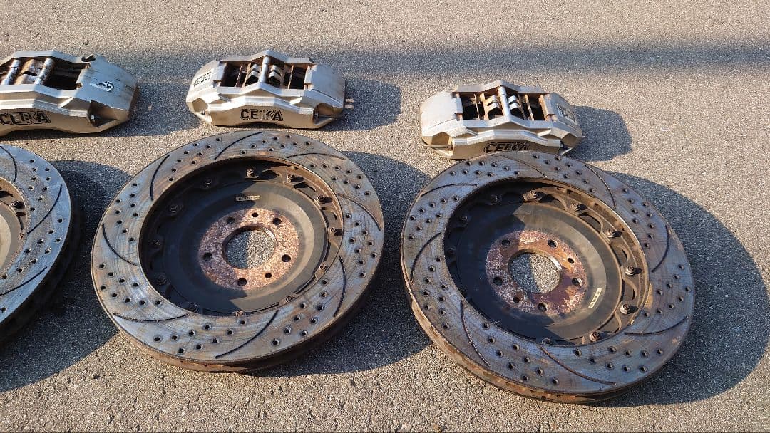 【専用】【送料込】CEIKA ブレーキローター キャリパー　アテンザ　GJ　前期