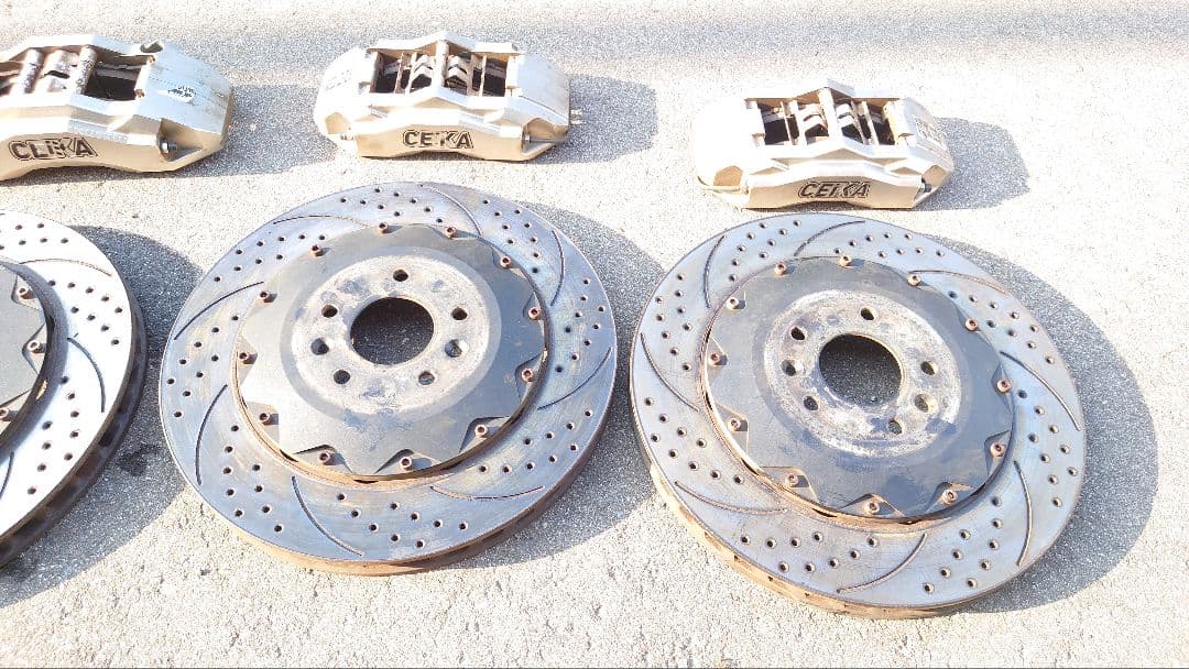 【専用】【送料込】CEIKA ブレーキローター キャリパー　アテンザ　GJ　前期