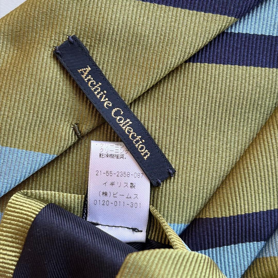 Michael J. Drake ドレイクス　ストライプ ネクタイ　beamsf