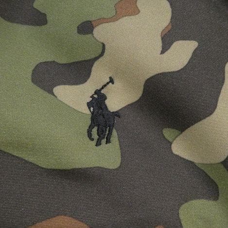 ポロ ラルフローレン ファートリム ダウンジャケット 170cm 迷彩