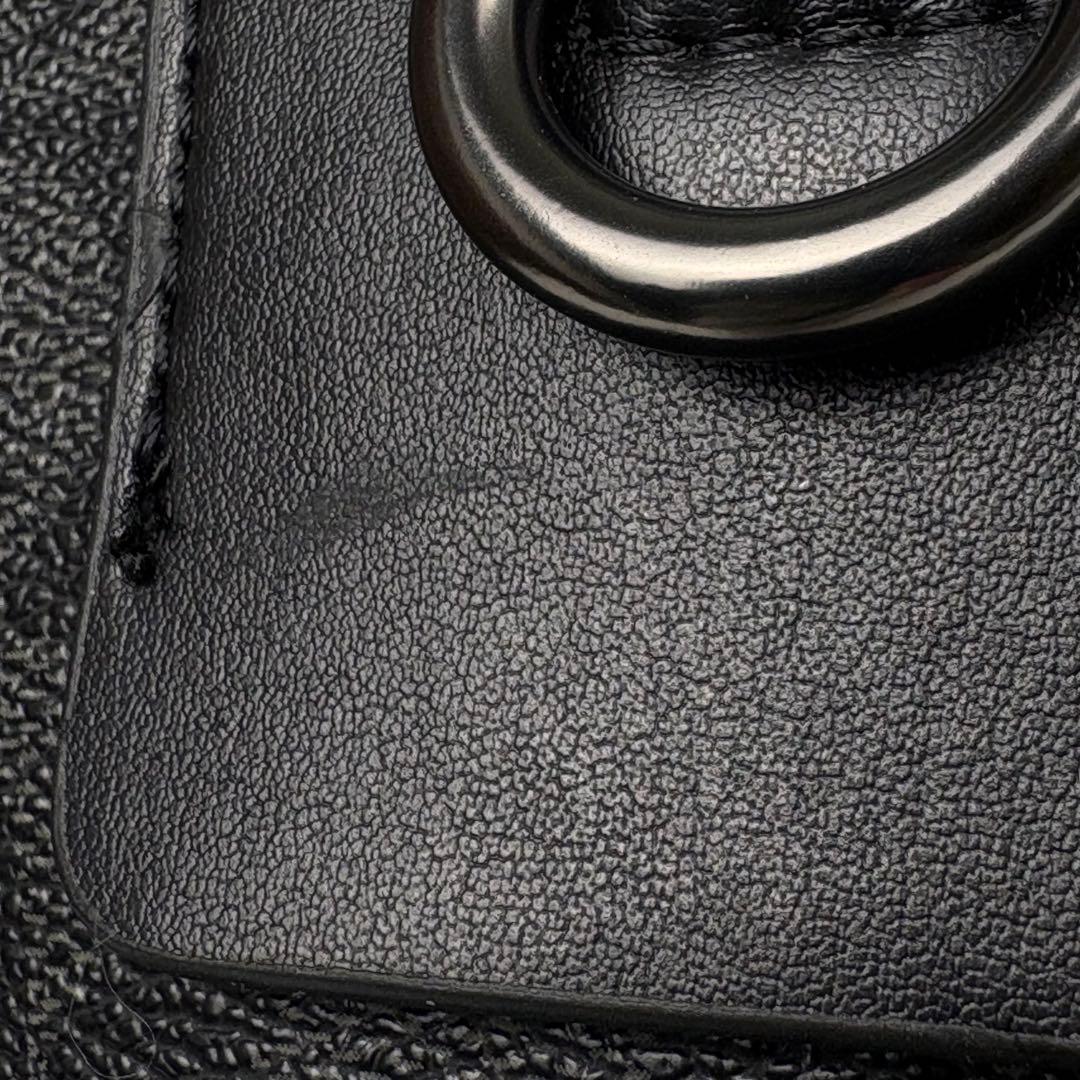 【COACH】 タグ有り ボストン バッグ ショルダーストラップ付き ブラック