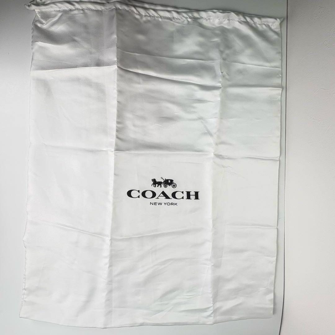 【COACH】 タグ有り ボストン バッグ ショルダーストラップ付き ブラック