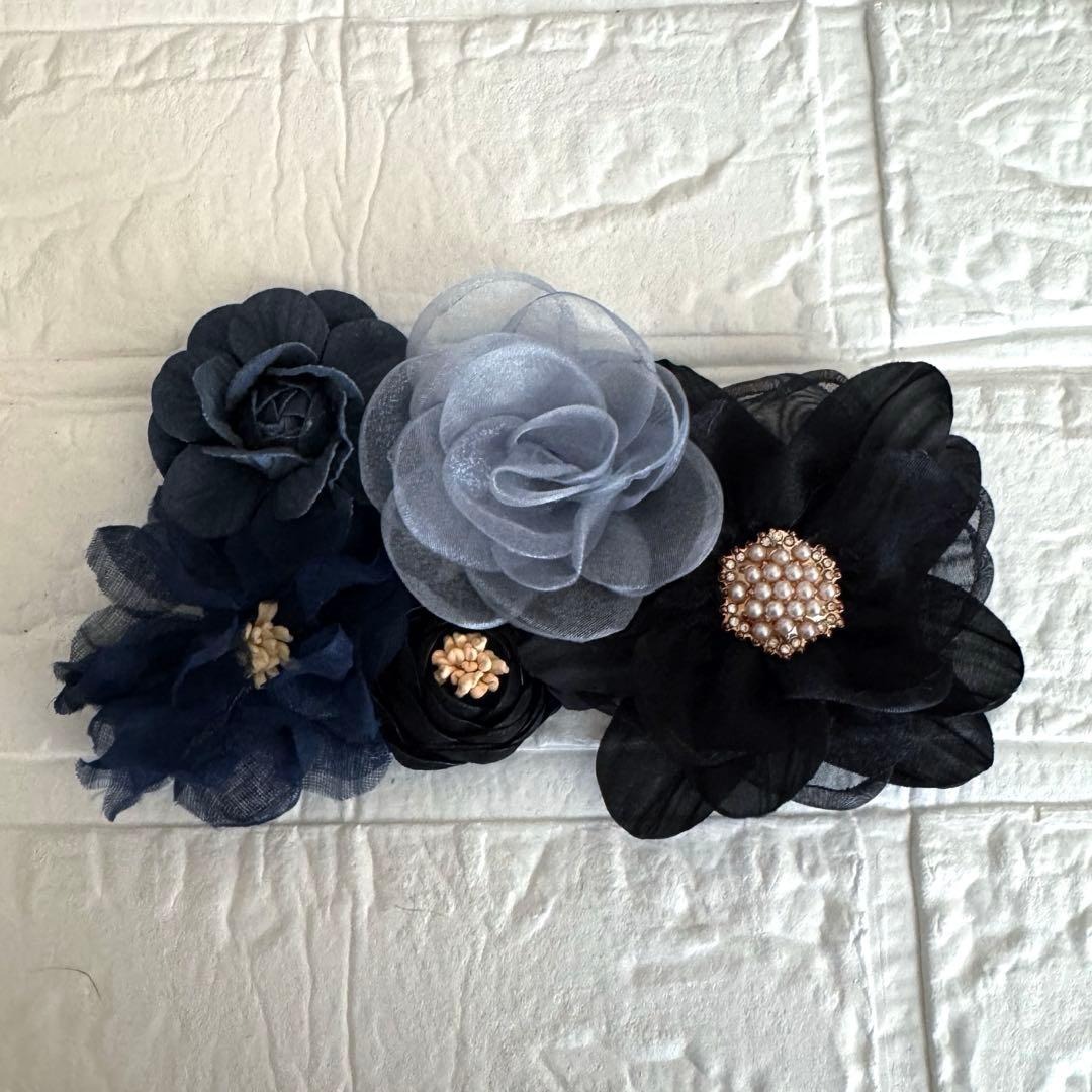 成人式　振袖　フルセット　パールフリル重ね衿　レース半衿　ファー飾り　コサージュ