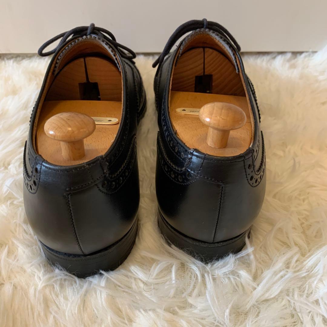 純正シューツリー付★マスターロイド　ダウニングDowning UK8.5E黒