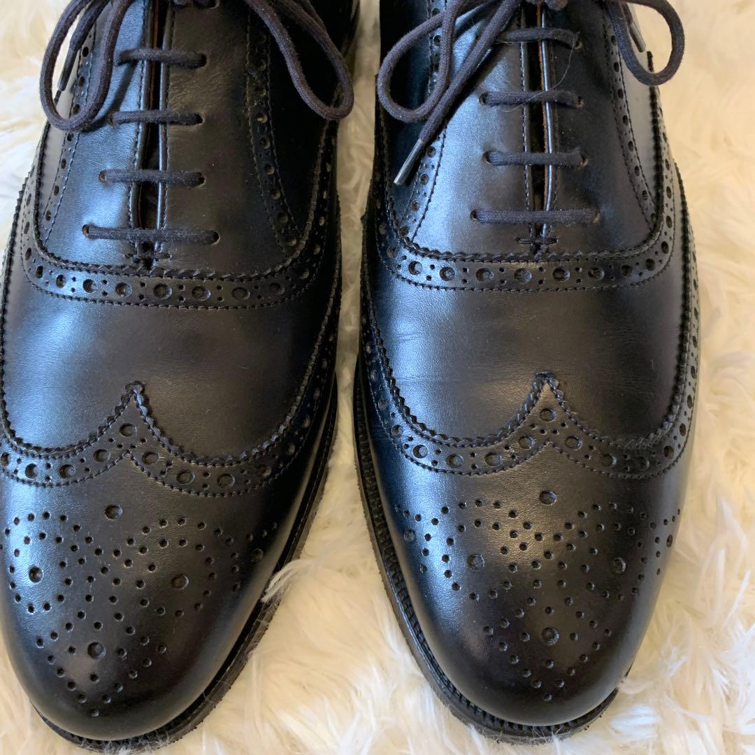 純正シューツリー付★マスターロイド　ダウニングDowning UK8.5E黒