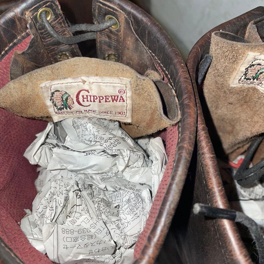 チペワ　ロガーブーツ　ワークブーツ バイク