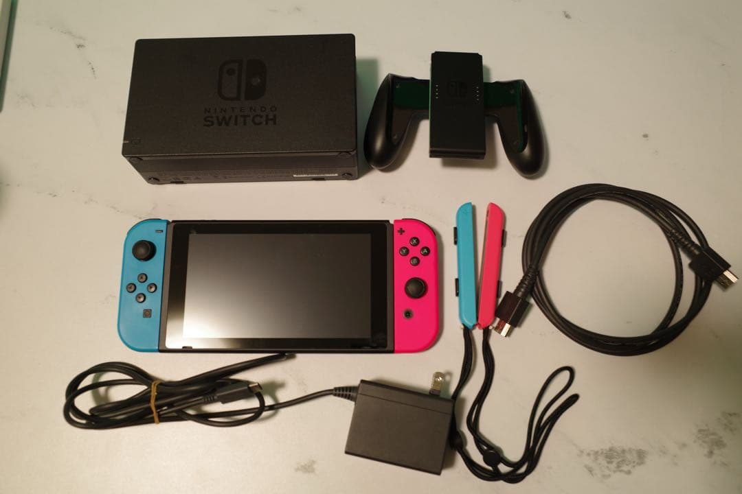 Nintendo switch本体(joy-conカラーカスタム)SDカード付き