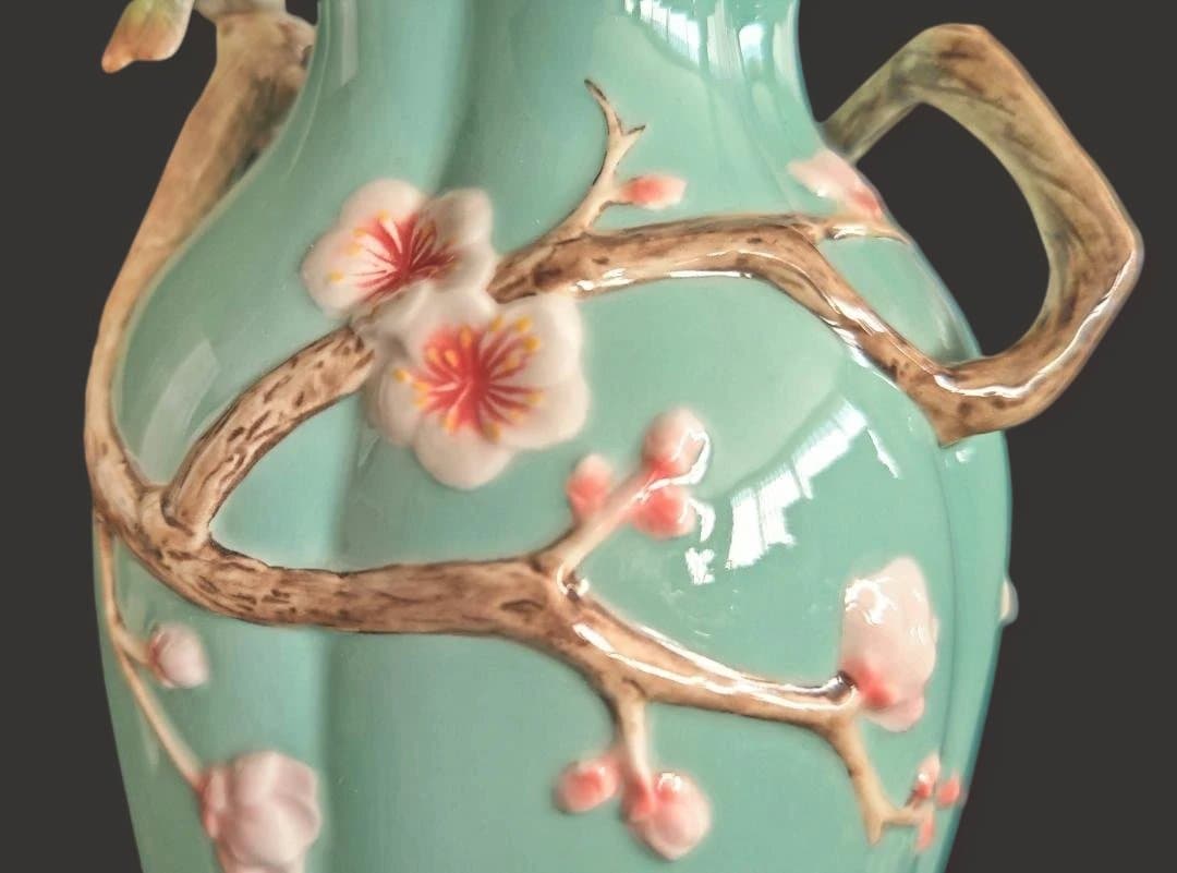 FRANZ フランツ コレクション 花瓶 　梅とめじろ