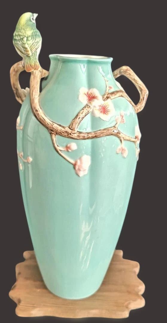 FRANZ フランツ コレクション 花瓶 　梅とめじろ