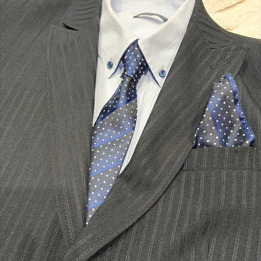 hiromichi nakano 150 ブラックスーツ5点セット 卒業式 男児