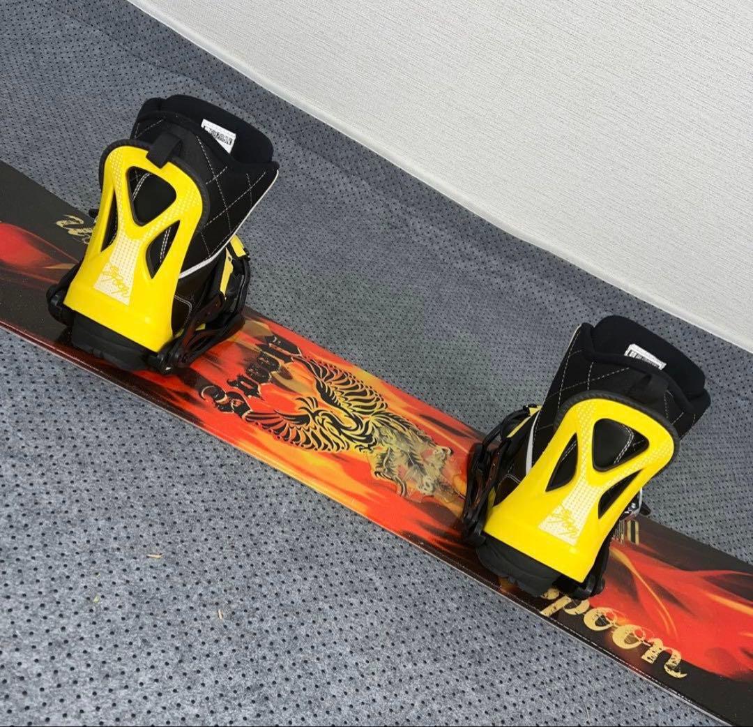 キッズスノーボード 130cm SPOON＋バイン＋BOAブーツ