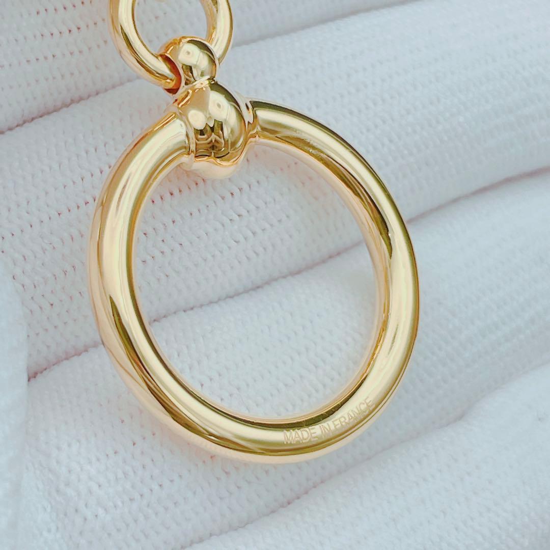 ◇エルメス◇新品仕上済 スカーフリング ループチャームカデナ ゴールド ブランド