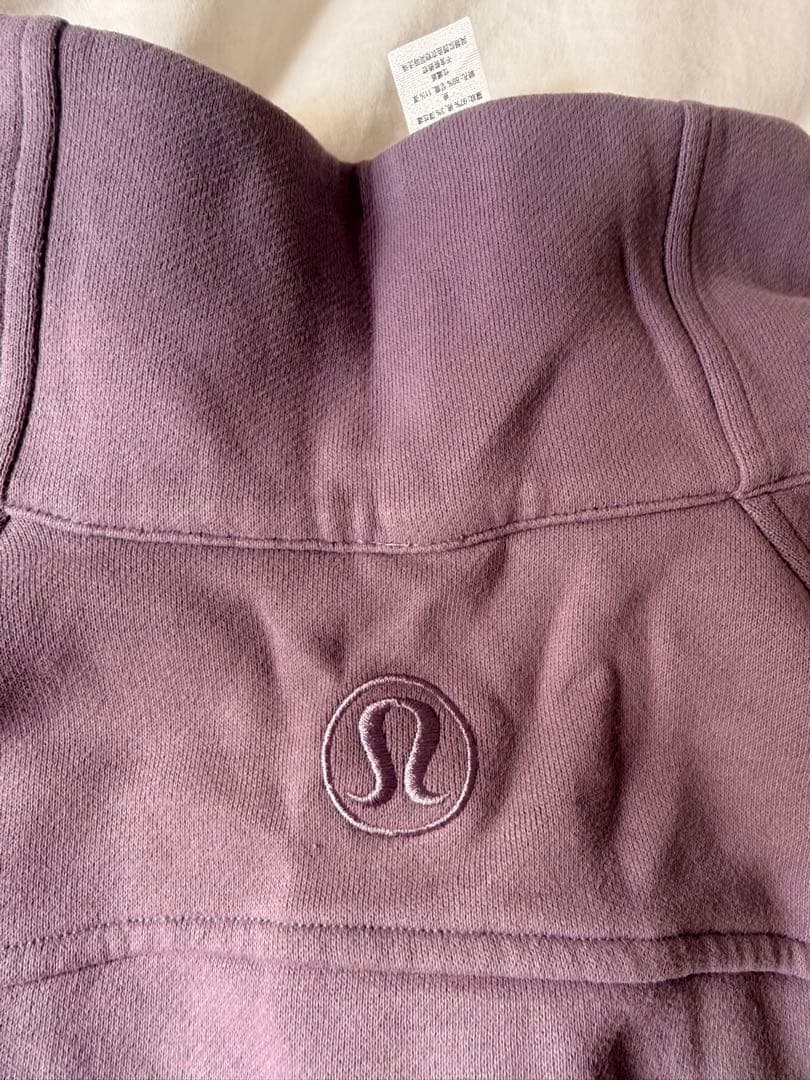 lulemon ルルレモン Scuba ハーフジップ クロップド スウェット M