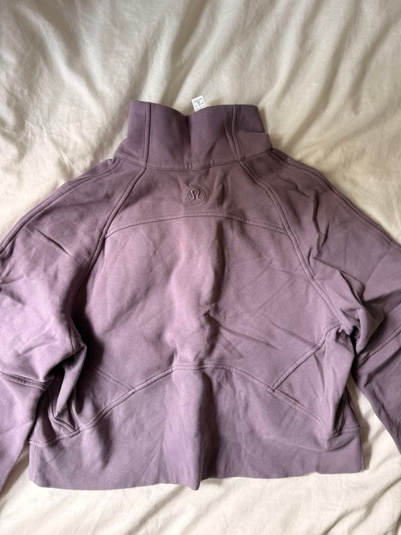 lulemon ルルレモン Scuba ハーフジップ クロップド スウェット M