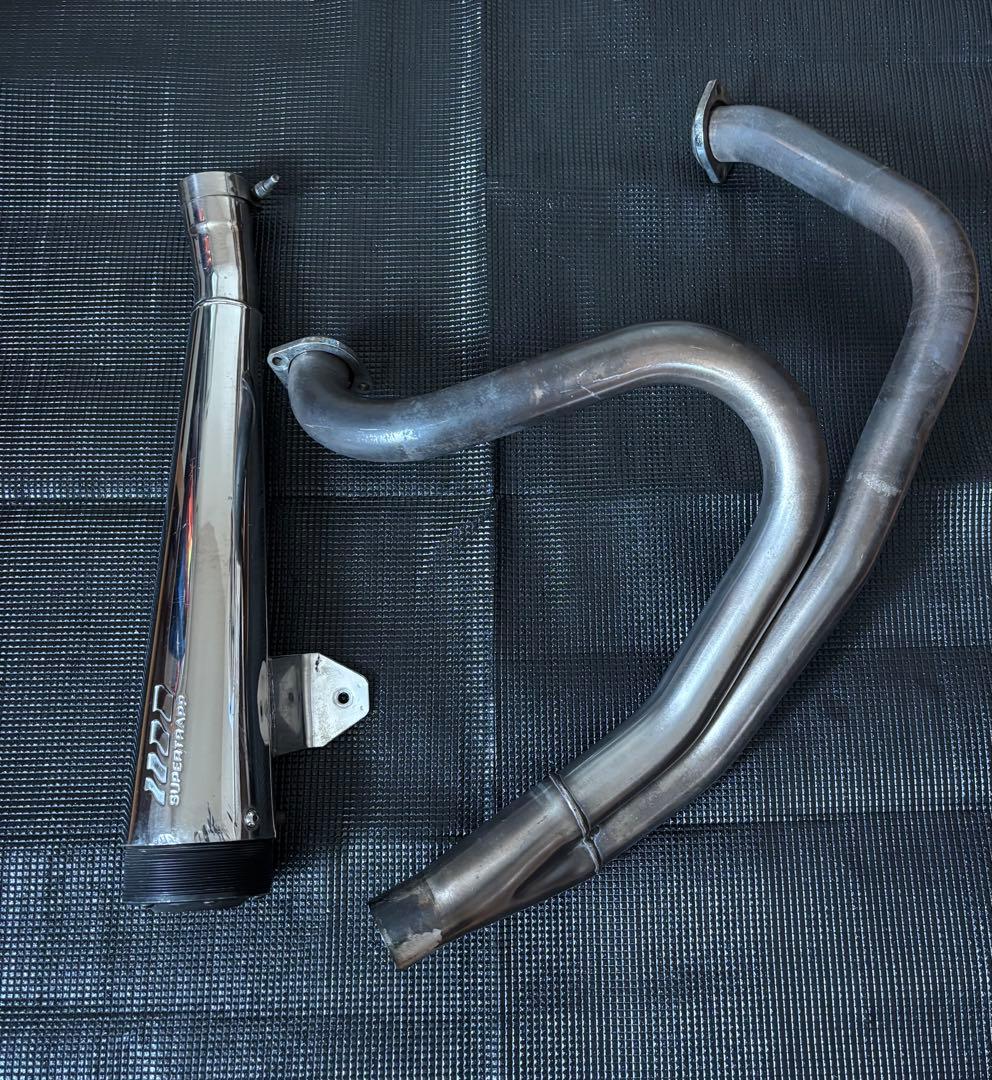 ハーレー スポーツスター スーパートラップ 2in1 キャブ 86〜03年