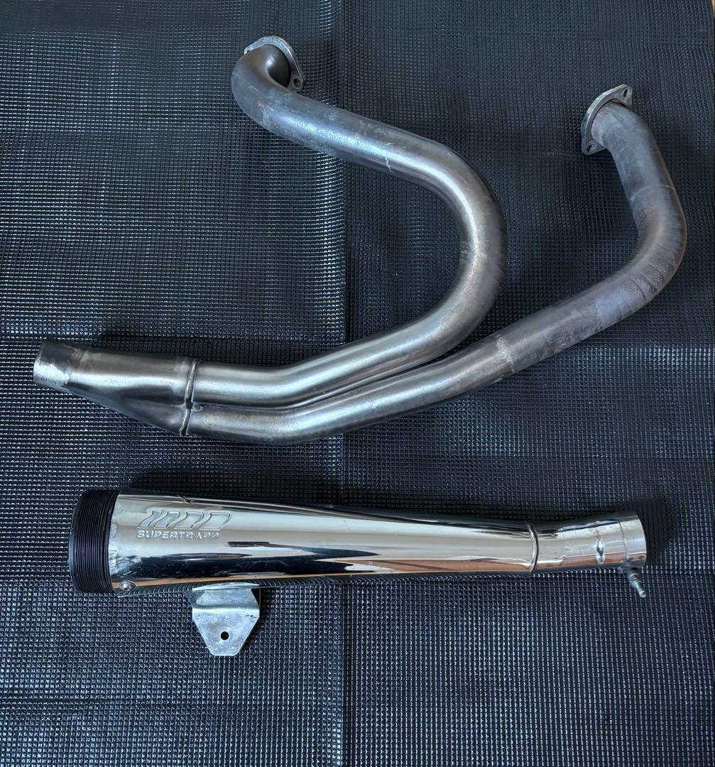 ハーレー スポーツスター スーパートラップ 2in1 キャブ 86〜03年