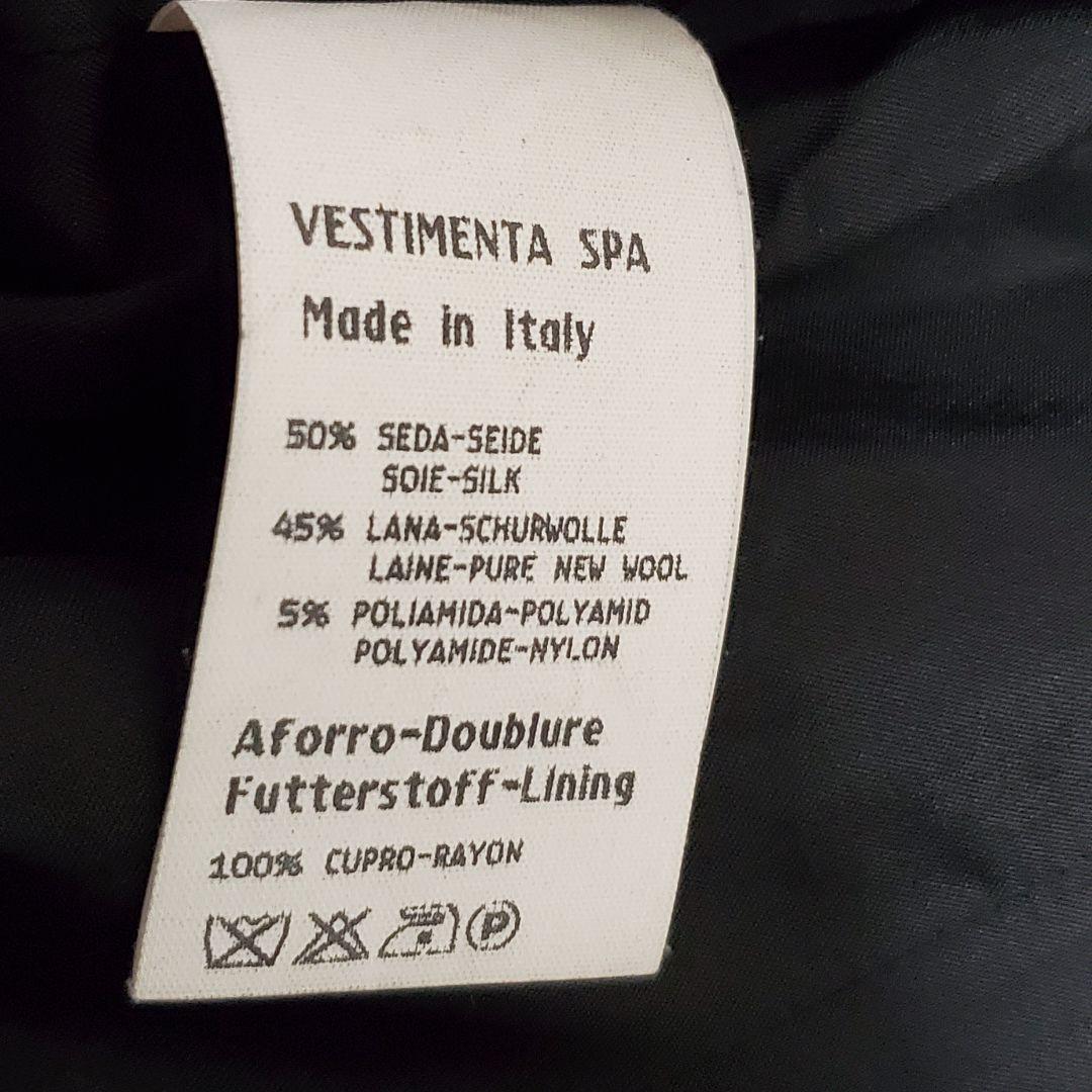 希少✨大きいサイズ ジョルジオアルマーニブラック ストライプ ダブル スーツ