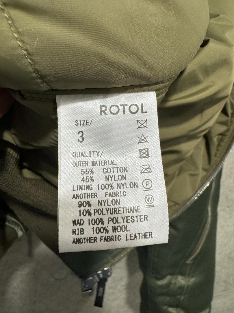 【ROTOL】 TORNADO BOMBER BLOUSON MA-1【ロトル】