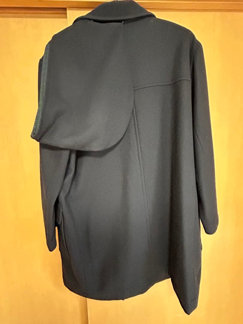 学生ネイビー ダッフルコート フード付き　桐光学園指定