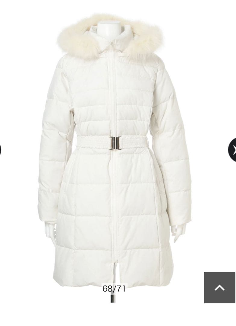 【美品】アプワイザーリッシェ　ウエストマークパフィコート