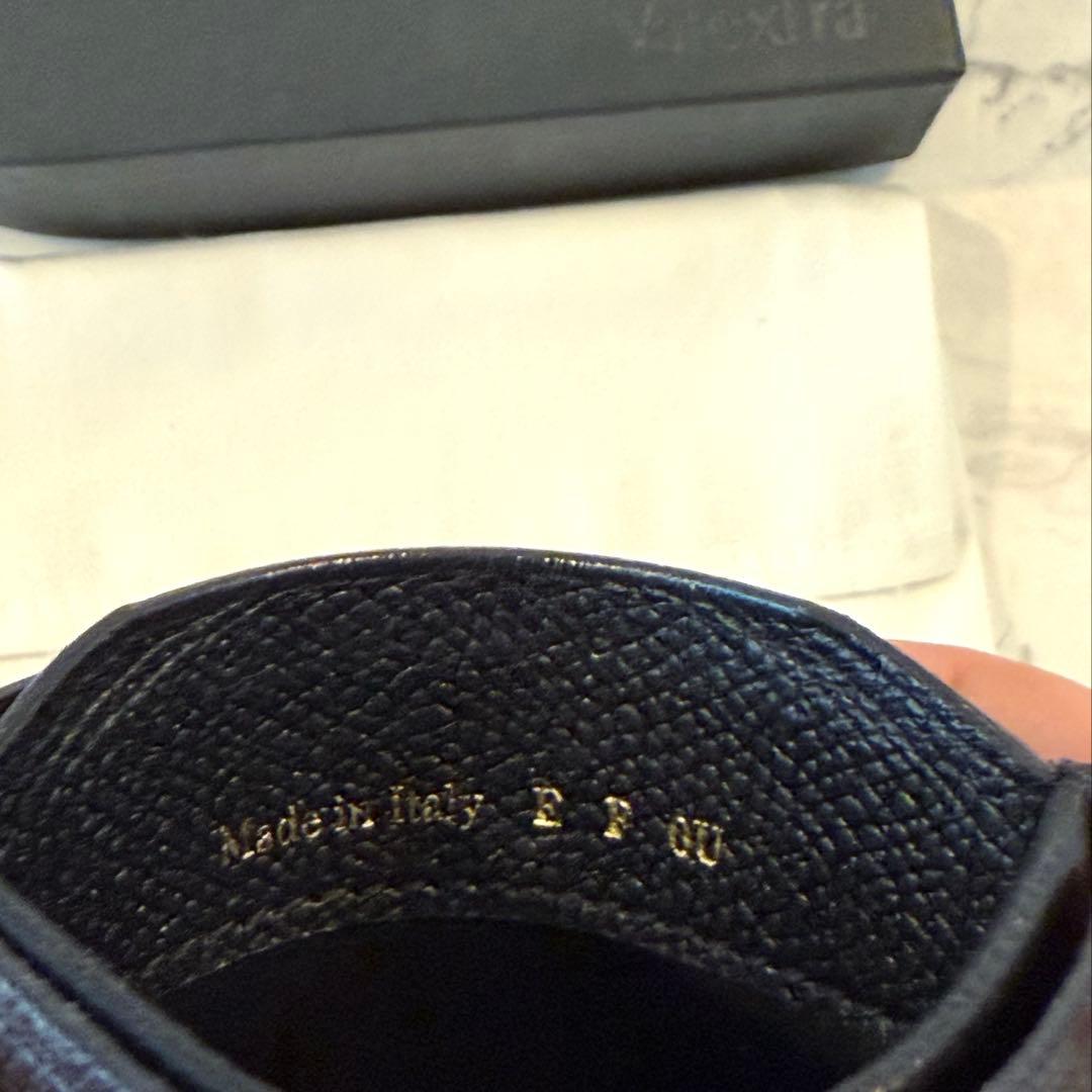 美品 Valextra ヴァレクストラ マネークリップ ケース ミニ財布