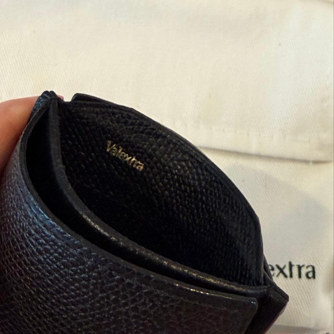 美品 Valextra ヴァレクストラ マネークリップ ケース ミニ財布