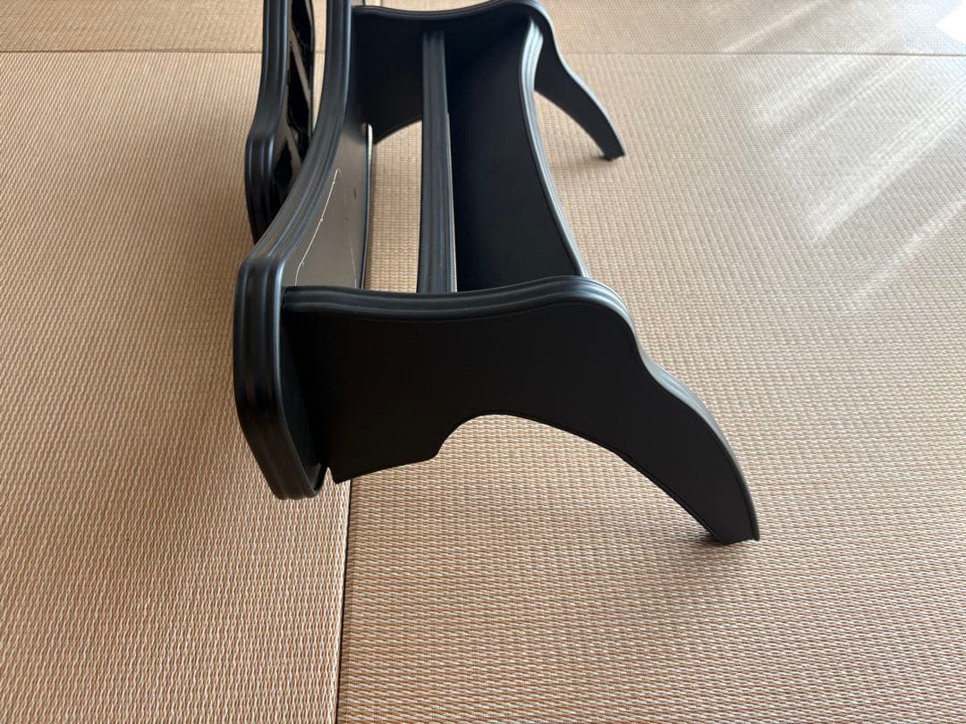 【超美品】E52エルグランド GARSON フロントテーブル マットブラック