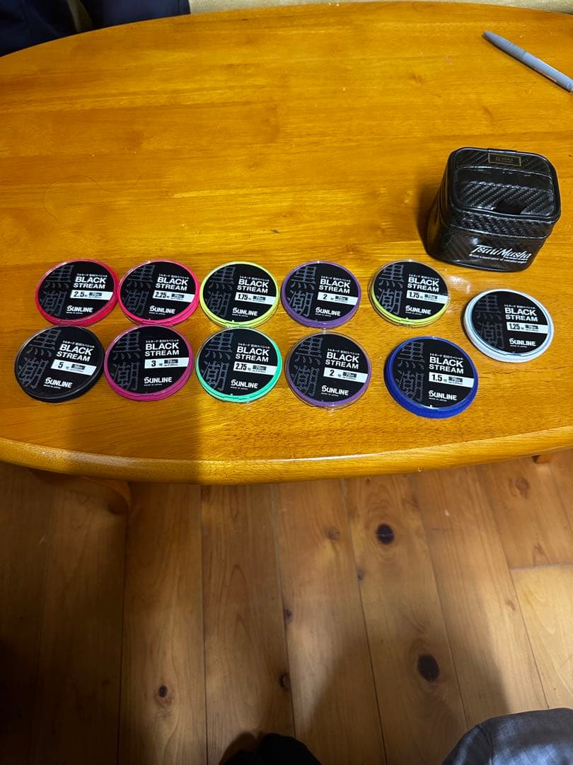 SUNLINE BLACK STREAM 釣り糸 11個セット