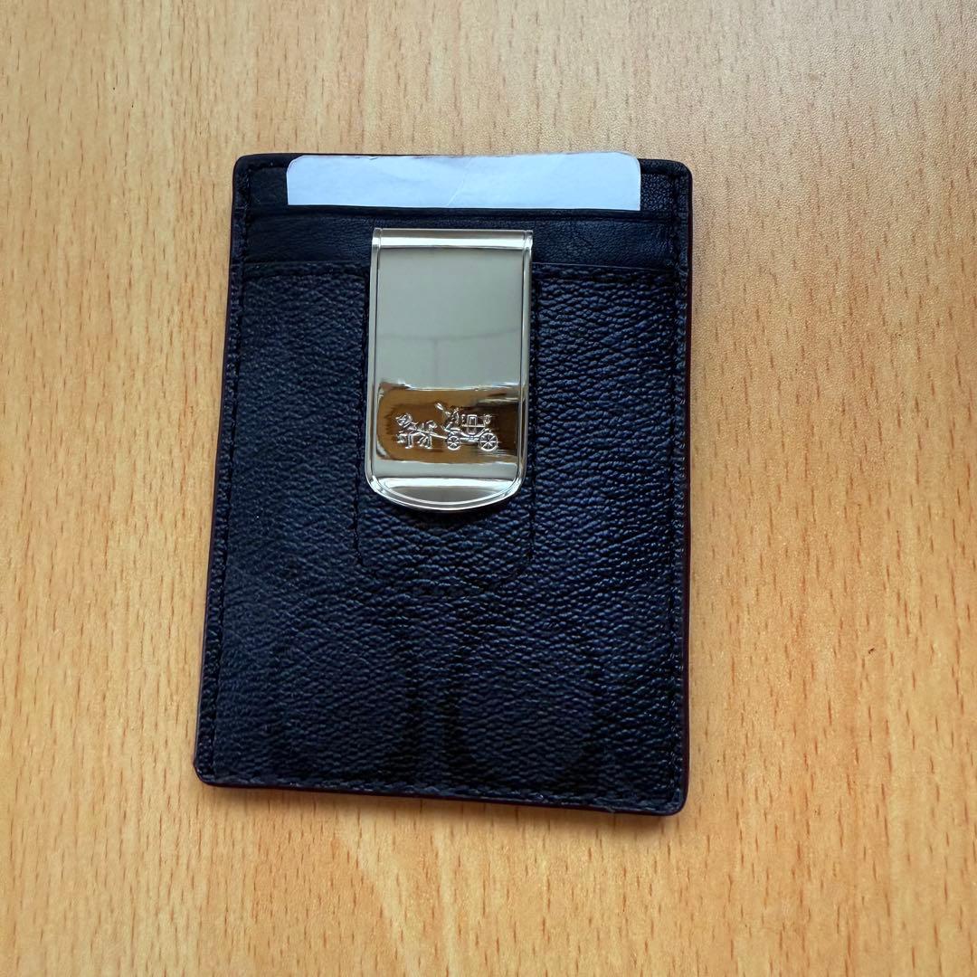 pipe　COACH ブラック カードケース マネークリップ セット