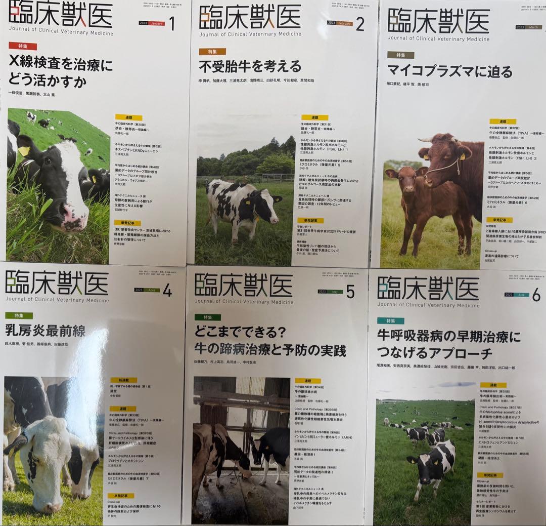 【パンダヤサン様】臨床獣医 2023年1月〜2024年11月号23冊