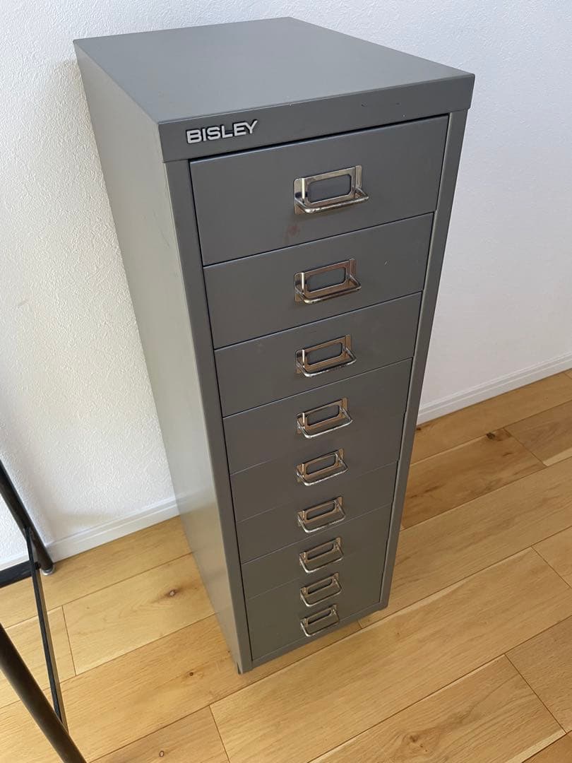 BISLEY 39 Series A4 Cabinet 9段 グレー