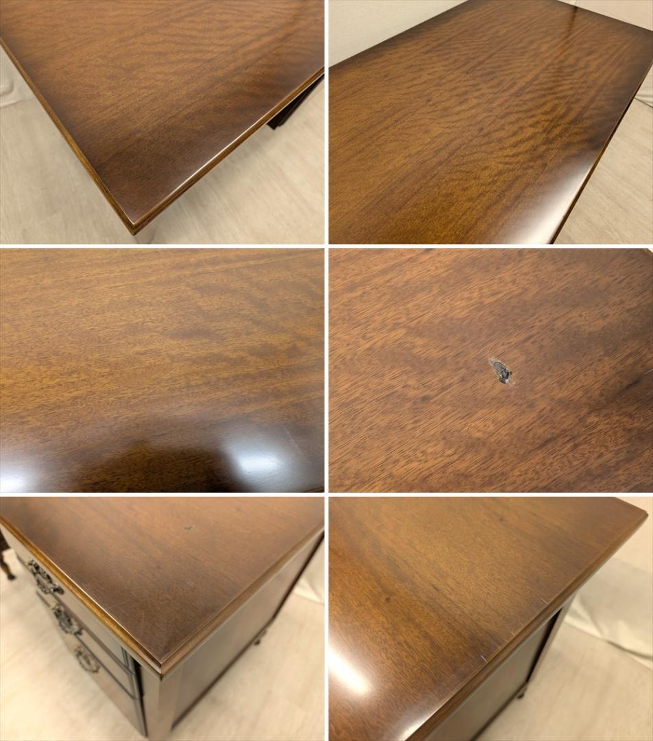 カリモク　コロニアル　片袖机　書斎デスク　学習デスク　ワークデスク　作業机　机