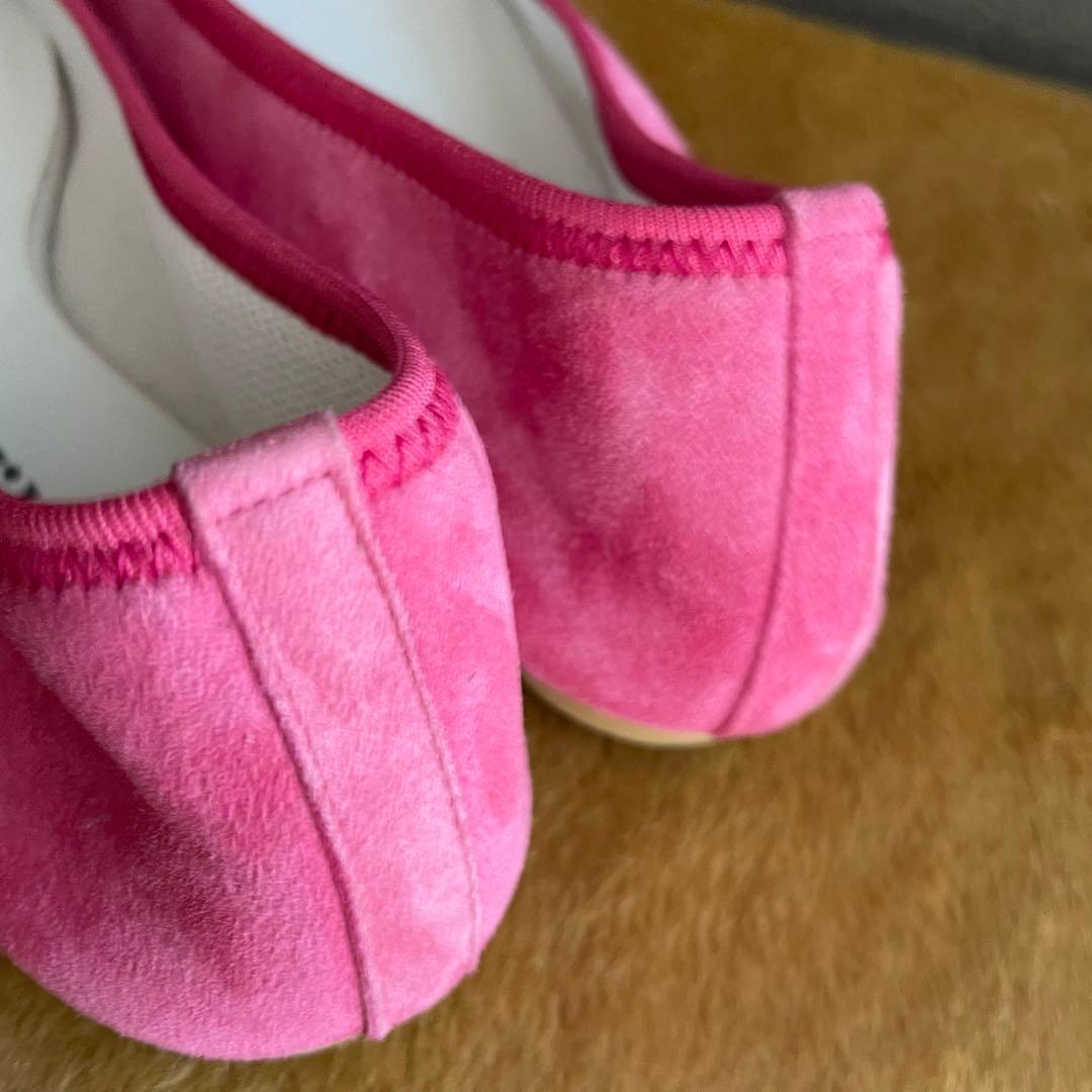 【未使用】Kurun TOKYO ポインテッドトゥ バレエシューズ ピンク